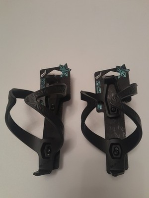 2x Supacaz Poly Trinkflaschenhalter Halter schwarz Rennrad Gravel MTB Mountainbike 
