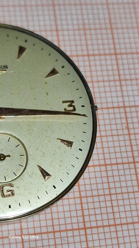 vintage longines watch oversize cal 27M MOVEMENT + BALANCE DIAL OK - Picture 5 of 9