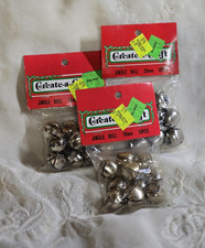 NIP 3 Bags Vintage Jingle Bells Craft Supplies