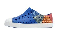 Native Kids Jefferson Sugarlite Block Sandals Shoes - UV Blue Size C6