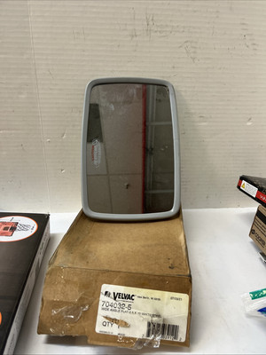 Velvac - 704032-5 - Wide Angle Flat 6.5 X 10 White Steel.