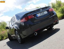 FOX Racinganlage ab Kat Honda Accord 8 CU1 Limo Tourer ab 2008 je 1x100mm schräg