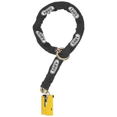ABUS Granit Detecto Alarm Disc Lock/Chain Combo - Yellow 4003318 19005 6