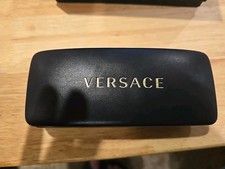 Versace authentic hard eyeglass case and storage box, Case And Cloths
