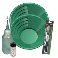 Sluice Monkey 12" Green Gold Pan Panning Kit