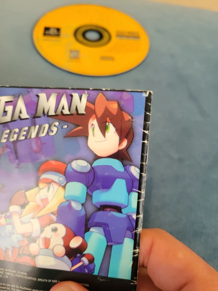 Breath of Fire III 3 Sony PlayStation, 1998 Original Etiqueta Negra Disco y Manual Foto 4 de 4