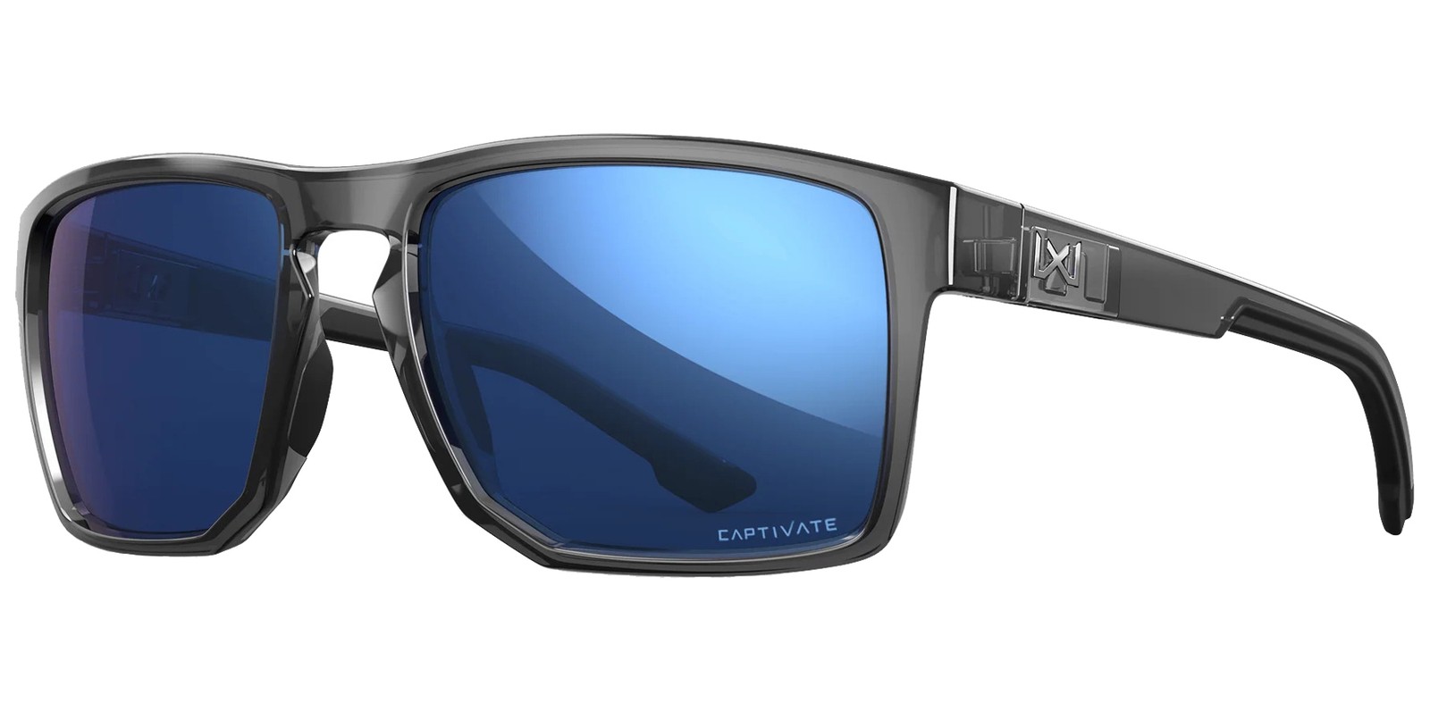Wiley X Founder Polarized Gloss Crystal Grey - AC6FND09,