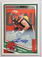 Joe Thomas AUTO Score Signatures 2025 Panini Certified Autograph SP Browns HOF