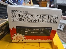 1993 Audiovox AM/FM Radio W/Stereo Cassette Player New 