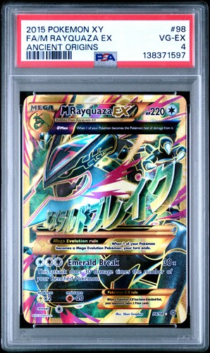 M Rayquaza-EX graded PSA 4 for sale on eBay