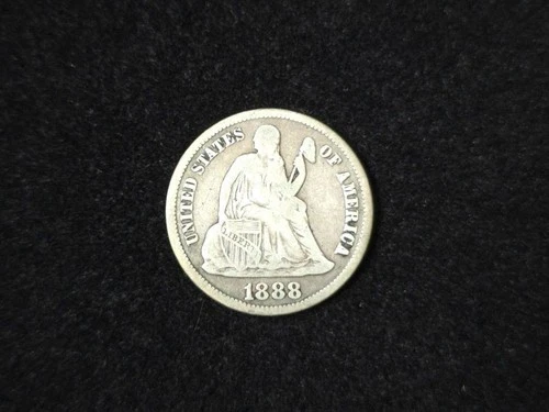 1888-S Liberty Seated Silver Dime Very Fine 10725