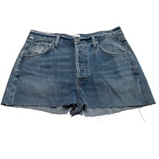 CITIZENS OF HUMANITY Winslow Cropped Cutoff Blue Denim Shorts Women's Size 27