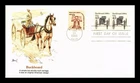 DR JIM STAMPS US COVER BUCKBOARD TRANSPORTATION SERIES FDC COMBO FLEETWOOD