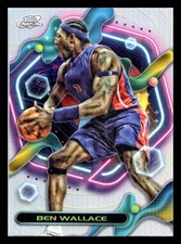 2023-24 Topps Basketball Cosmic Chrome Ben Wallace Refractor #43 Detroit Pistons