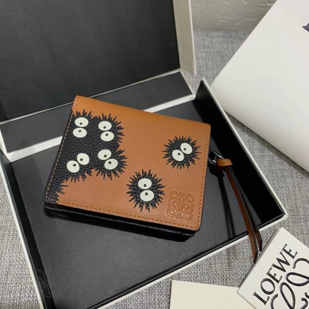 Loewe x Studio Ghibli Spirited Away Susuwatari Folded Wallet Brand