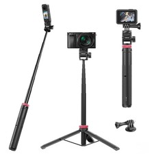ULANZI MT-71 Tripod Selfie Stick  Vlog Handle with Magnetic Quick Black