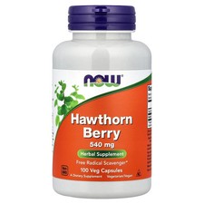 Hawthorn Berry, 100 Veg Capsules 540 mg per Capsule