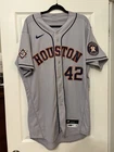 Martin Maldonado Houston Astros 2021 Game Worn Jackie Robinson Day Jersey MLB