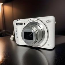 Samsung 16.2 MP Smart WiFi  NFC Digital Camera Model WB35F Nu Battery Soft Case