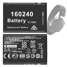 2 Pack Replacement for Steelseries Arctis Pro Wireless Batteries -160240 Lith...