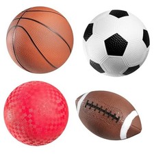 Sports Balls for Kids  Toddlers - 5-inch Sports Balls Set Includes 4-Pcs