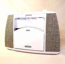 Jensen CD-565 Portable CD Player Stereo Boombox Bluetooth FM AUX White/Gray