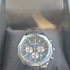 Bulova Marine Star Mens Quartz Chronograph Ta...