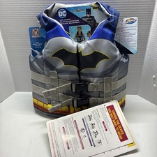 SwimWays DC Batman PFD Life Jacket with Adjustable Buckle