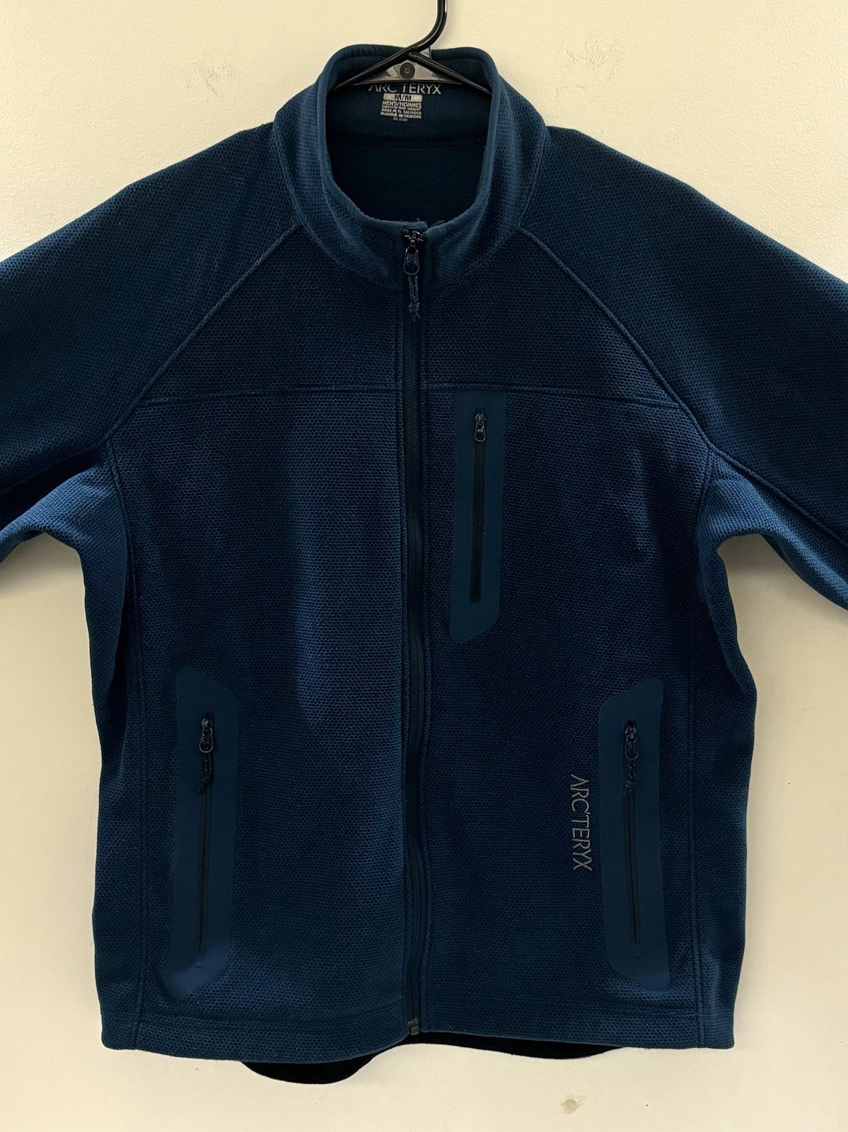 ARC'TERYX ARC’TERYX GIACCA UOMO “STRATO” POLARTEC THERMAL PRO COBBLE FLEECE BLU — TG. M.