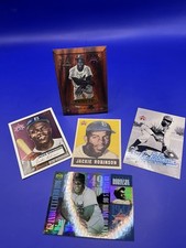 Jackie Robinson 5 Card Set 1997 All-Star FanFest Tribute Dodgers Excellent