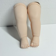 Vintage Porcelain Doll Parts LEGS to Make Restore For 12 Dolls Sitting Replace