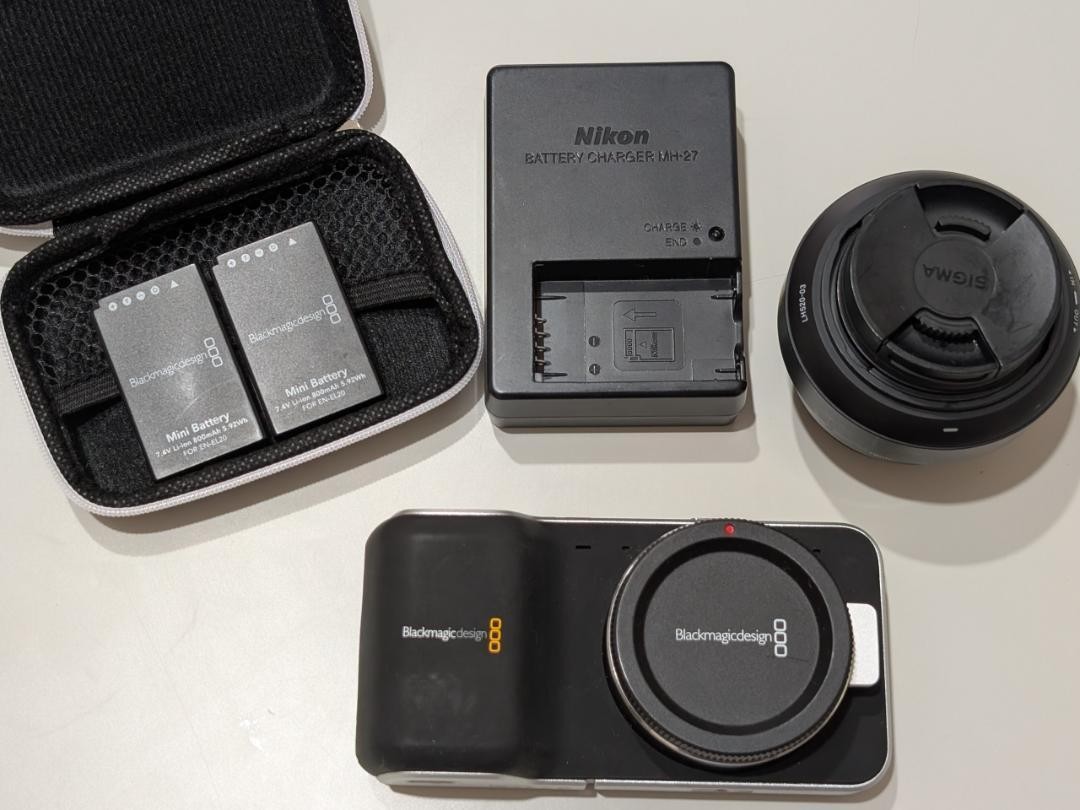 Blackmagic Pocket Cinema Camera BMPCC OG with 19mm f2.8 Lens Japan