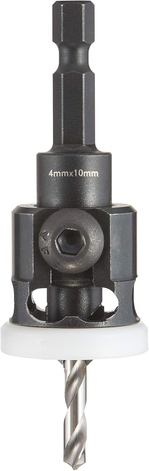 Trend Snappy TCT 10mm Countersink with Non-Marring Depth Stop & 4mm HSS Drill,