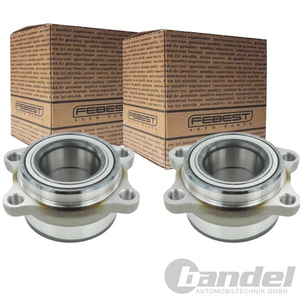 2X Febest Radnabe Hinten Passend FüR Mitsubishi Pajero Links+Rechts | 0482G-V97R-image