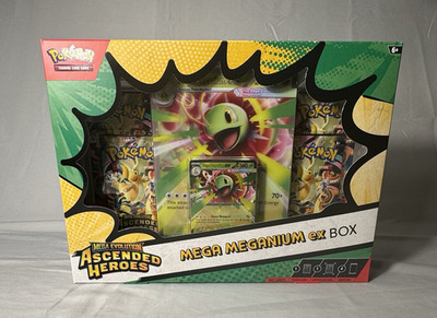 Pokémon TCG: Mega Evolution Ascended Heroes Mega Meganium EX Box Sealed