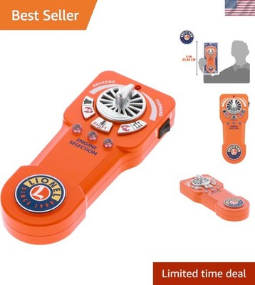 Vibrant Orange Universal Controller for O Gauge Trains - Simple & Effective