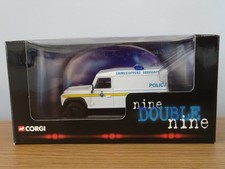 CORGI 999 VANGUARDS RUC ULSTER POLICE LAND ROVER DEFENDER CAR MODEL CC07712 1:43