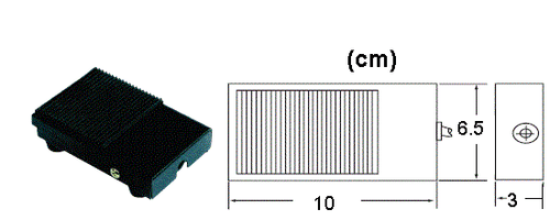Momentary Heavy Duty Metal Skidproof Foot Pedal Switch various use 3wire NC + NO - Picture 4 of 4