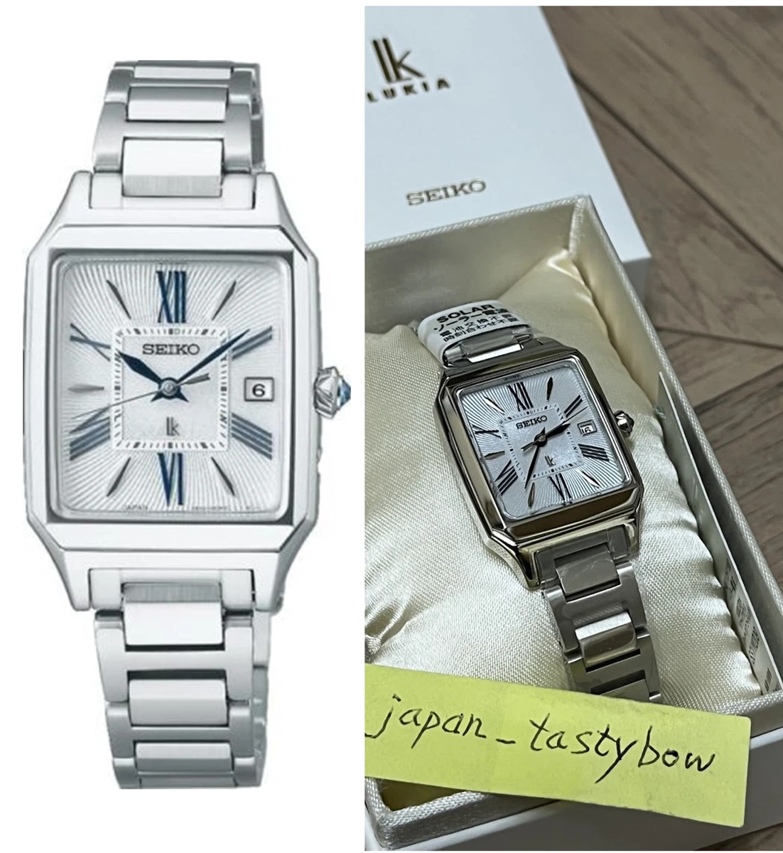 Seiko women's square best sale watches