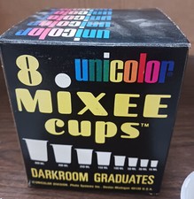 Unicolor Box of 8 Darkroom Graduates 338  NEW IN BOX EXC 