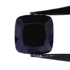 MIDNIGHT BLUE SAPPHIRE 7 MM CUSHION CUT EARTH MINED AND TREATED F-2701
