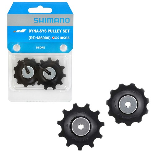 Shimano Deore RDM6000 SGS DynaSys 10Speed Pulley Set Jockey Wheels