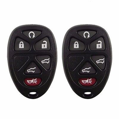 6 Buttons Remote Key Case Cover Holder for GMC Yukon XL Chevrolet Traverse Fob