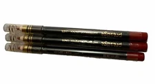 3-Pack New Prestige Waterproof Lipstick Lip Liner in #13 Paprika (Red) SEALED