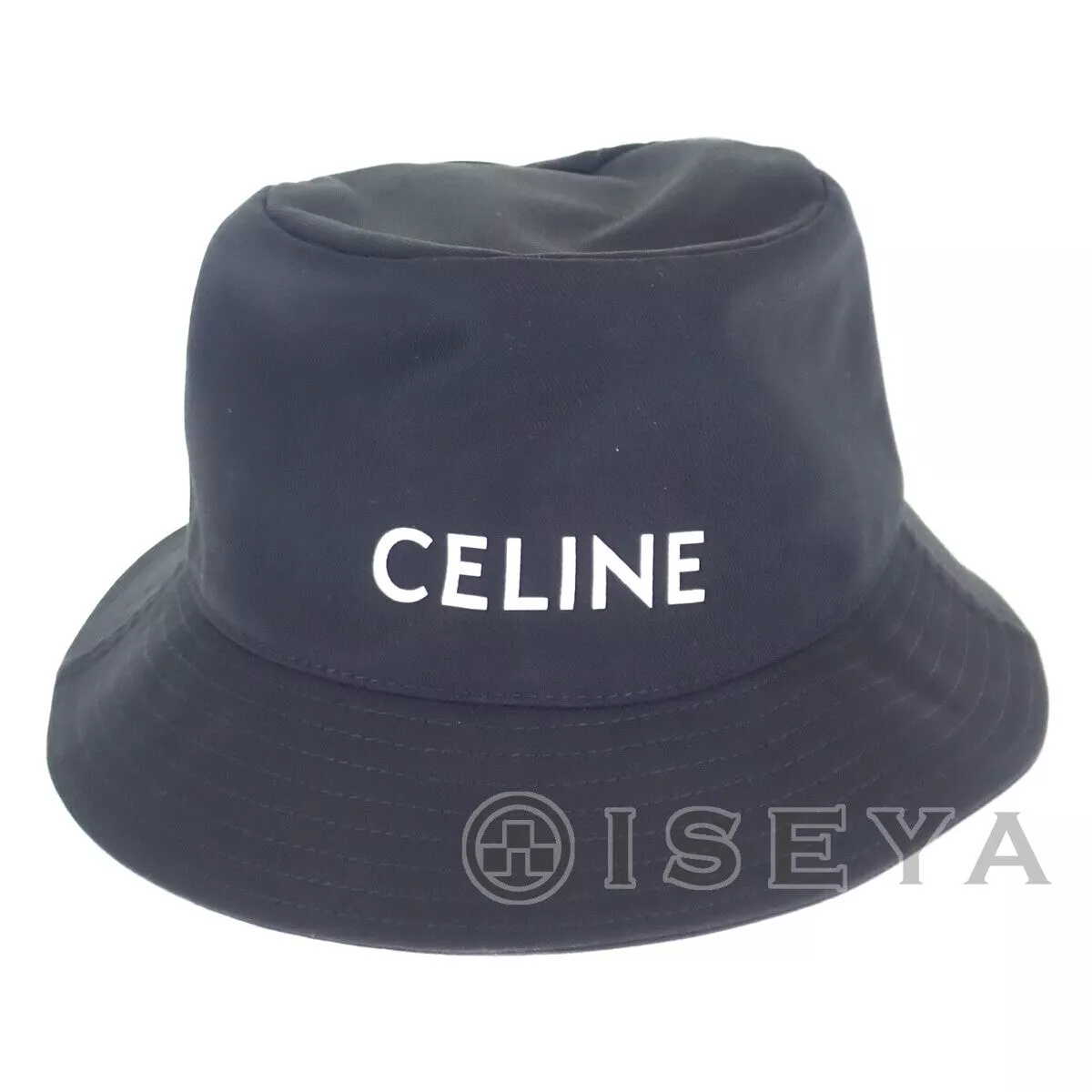 TRIOMPHE BUCKET HAT IN SOFT LAMBSKIN - BLACK