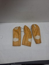 Vtg BGolf Leather Look Driver Fairway Wood 1 3 X Headcover Set