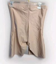  HONEYLOVE NWT Shapewear Nude 1X Double Side Stays;Mid Length; 50/50 Nylon/Spand