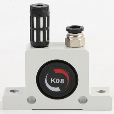 1PC K08-K36 Ball type Pneumatic Turbine Vibrators with Silencer Connector