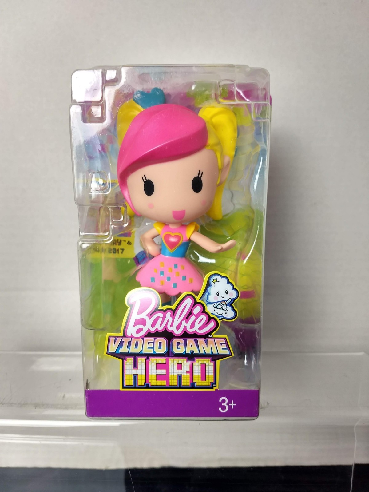 Mattel Mini Barbie Video Game Hero Junior Pink Yellow Hair 