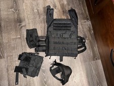 Misc Airsoft Gear; plate carrier and pouches